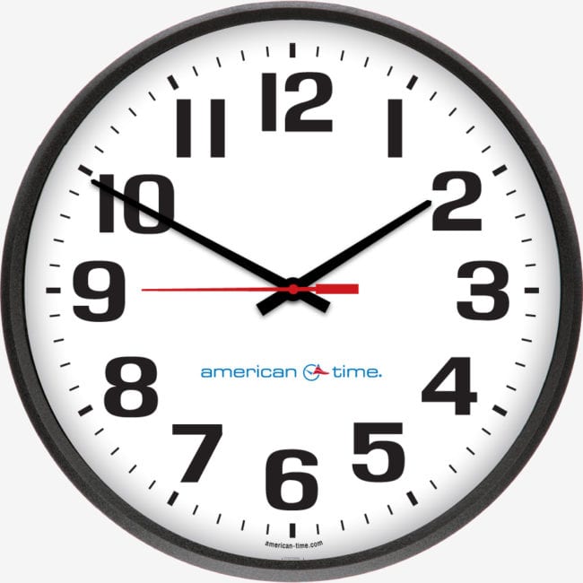 AllSync Plus Wired Analog Wall Clocks | American Time