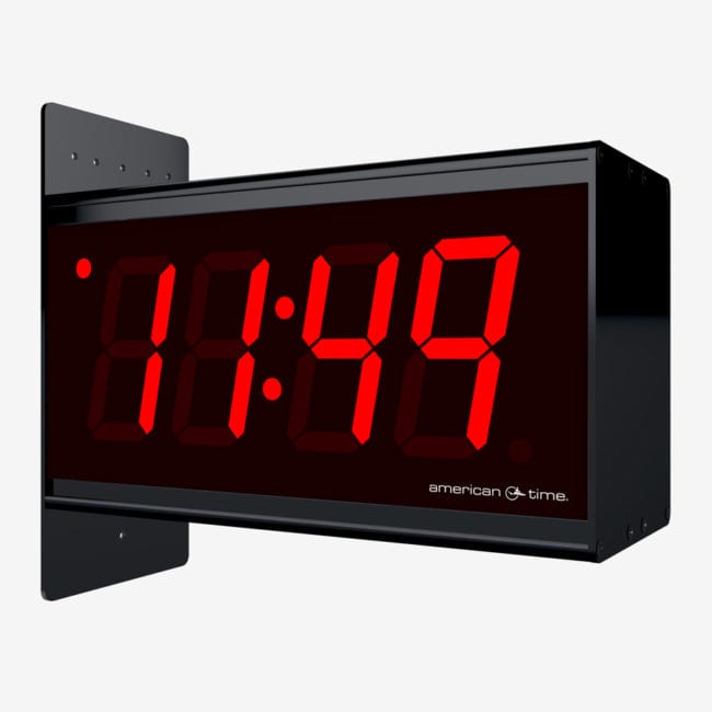 Power Over Ethernet (poe) Digital Wall Clocks 