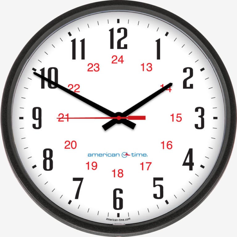 SiteSync Wireless Analog Wall Clocks | American Time