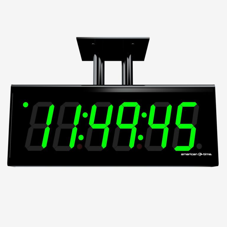 Wi Fi Synchronized Digital Wall Clocks American Time