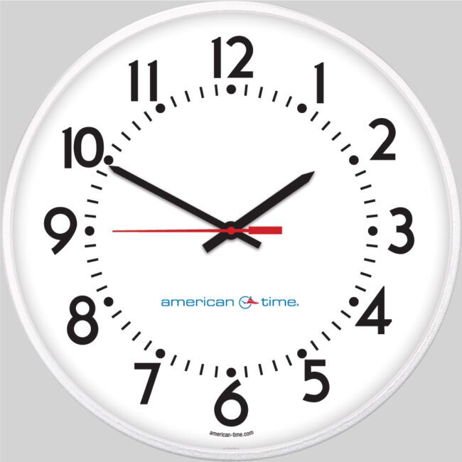 Wi-Fi Synchronized Analog Wall Clocks | American Time