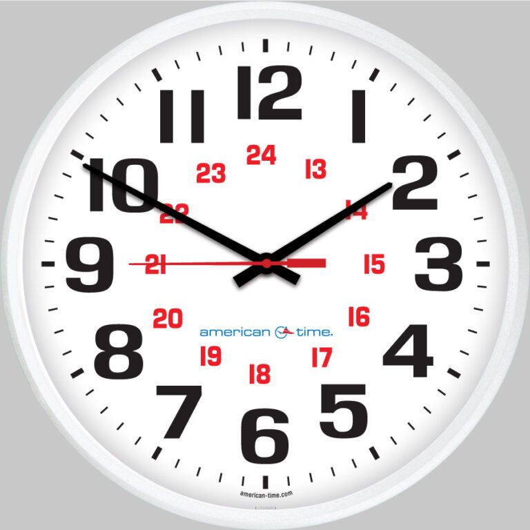 Wi-Fi Synchronized Analog Wall Clocks | American Time