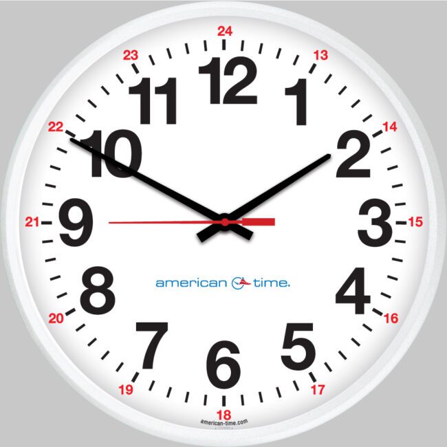 Wi-Fi Synchronized Analog Wall Clocks | American Time