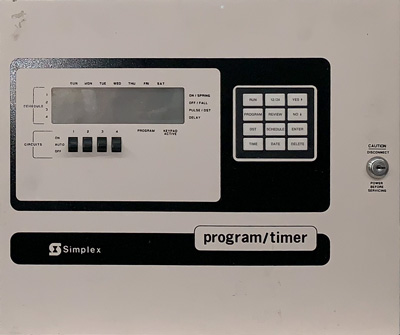 Simplex 6100 Program Timer