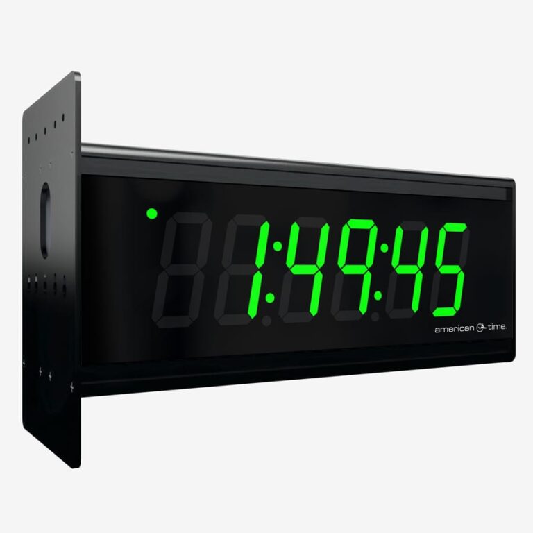 Wi-Fi Synchronized Digital Wall Clocks | American Time