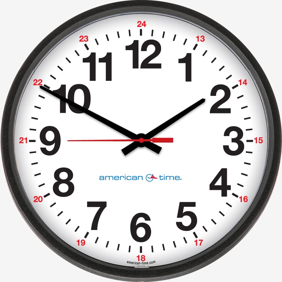 SiteSync Wireless Analog Wall Clocks | American Time